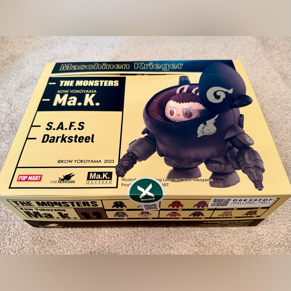 Complete Set - 12 Boxes Pop Mart Labubu The Monsters x Kow Yokoyama MA.K.Series